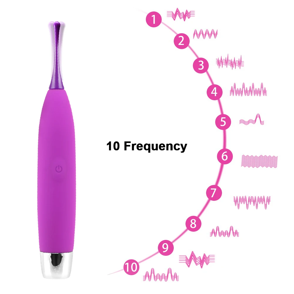 G Spot Clit Stimulator Vibrator Waterproof AV Vibrating Sticks Strong Frequency Orgasm Nipple Massager Se_voghion.com