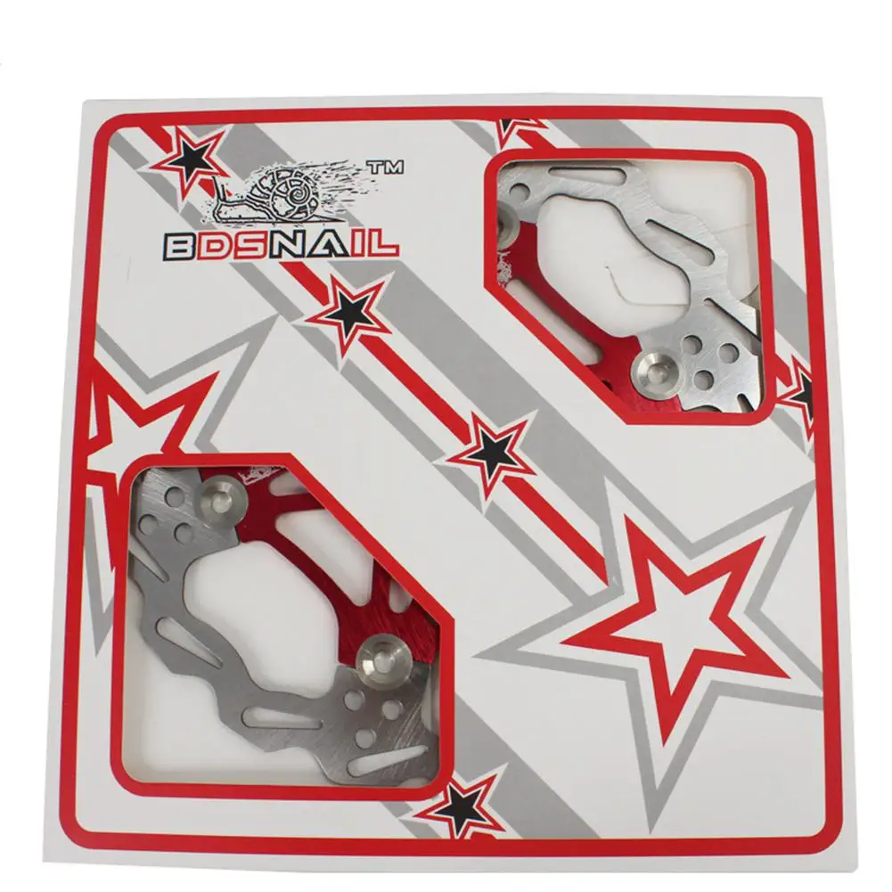 Red 203MM boxed HobbyLane роторы для горных велосипедов плавающий диск 160 мм/180 мм/203 мм с винтами велосипедный тормоз роторов поплавок плавающий дорожный велосипед - Цвет: Red 203MM boxed