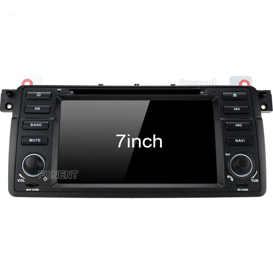 Top Android 9.0 For BMW 3 Series E46 M3 318i 320i 325i 328i Rover 75 MG ZT Stereo Radio GPS NAVI RK339 PX6 Car 1DIN Audio DVD Player 0