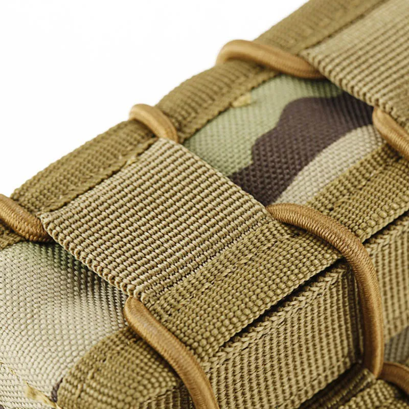 TTGTACTICAL двойной тактический Molle подсумок для журналов с открытым верхом, один винтовочный пистолет, подсумок, патронный зажим, держатель, Охотничья сумка