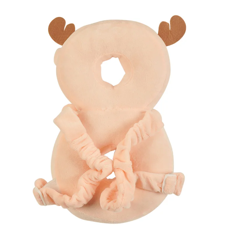 Большая детская подушка для защиты головы, шеи, безопасная подушка, мягкая, дышащая, детская, антиосенняя подушка, для малышей, для сна, позиционер - Цвет: K 33x21cm Pink