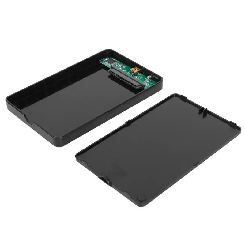Жесткий диск SSD чехол 2,5 дюймов жесткий диск Корпус SATA USB2.0 Внешний жесткий диск коробка жесткий диск чехол для ноутбука ПК Windows Mac OS