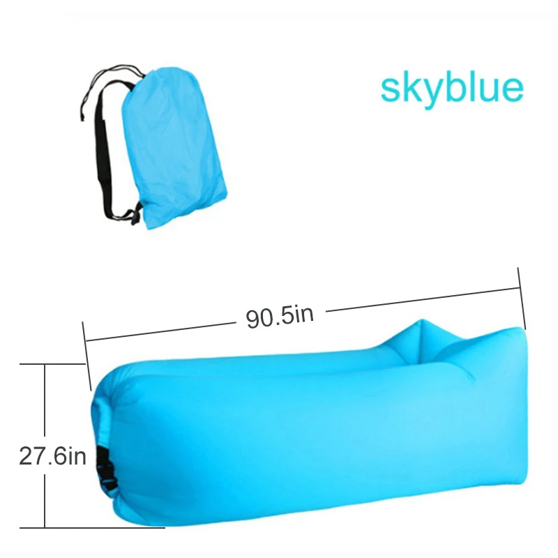 Hammock Inflatable Lazy Sofa Foldable Camping Sleeping Bag Four Seasons Ultralight Down Air Bed Lounger Outdoor Trending Product