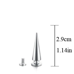 Collana girocollo lunga con borchie punk in pelle per donne e uomini, con grandi borchie e accessori in stile gotico_voghion.com