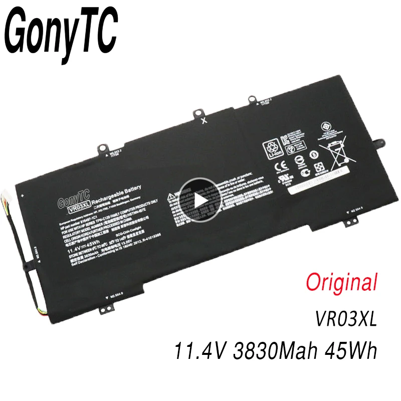 GONYTC VR03XL Оригинальный аккумулятор для ноутбука HP Envy 13 13-D 13-D024TU 13-D025TU 13-D046TU 13-D051TU