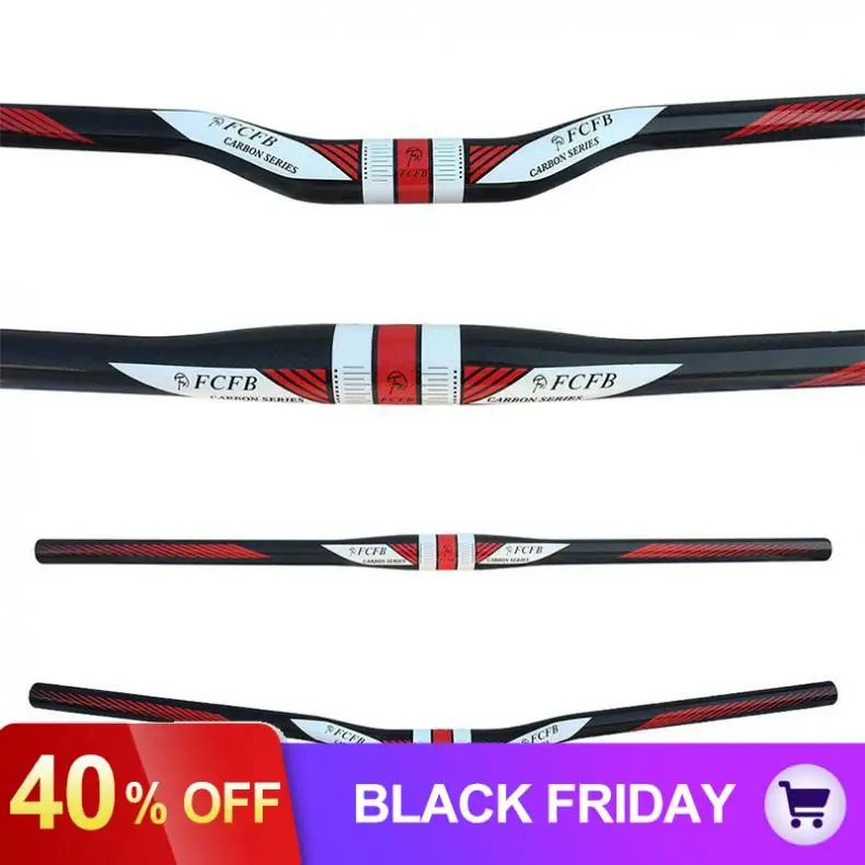 FCFB 3K Glassy T800 Carbon Fiber Handlebar for MTB Bicycle
