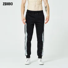 Новые мужские джоггеры Брендовые мужские брюки, тренировочные брюки в повседневном стиле Jogger черные повседневные эластичные тренажерные залы фитнес тренировки WGCK19