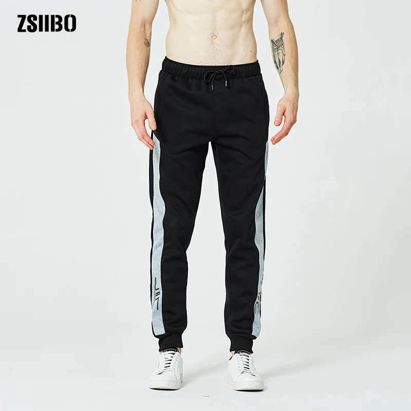 

2019 New Men Joggers Brand Male Trousers Casual Pants Sweatpants Jogger black Casual Elastic GYMS Fitness Workout WGCK19