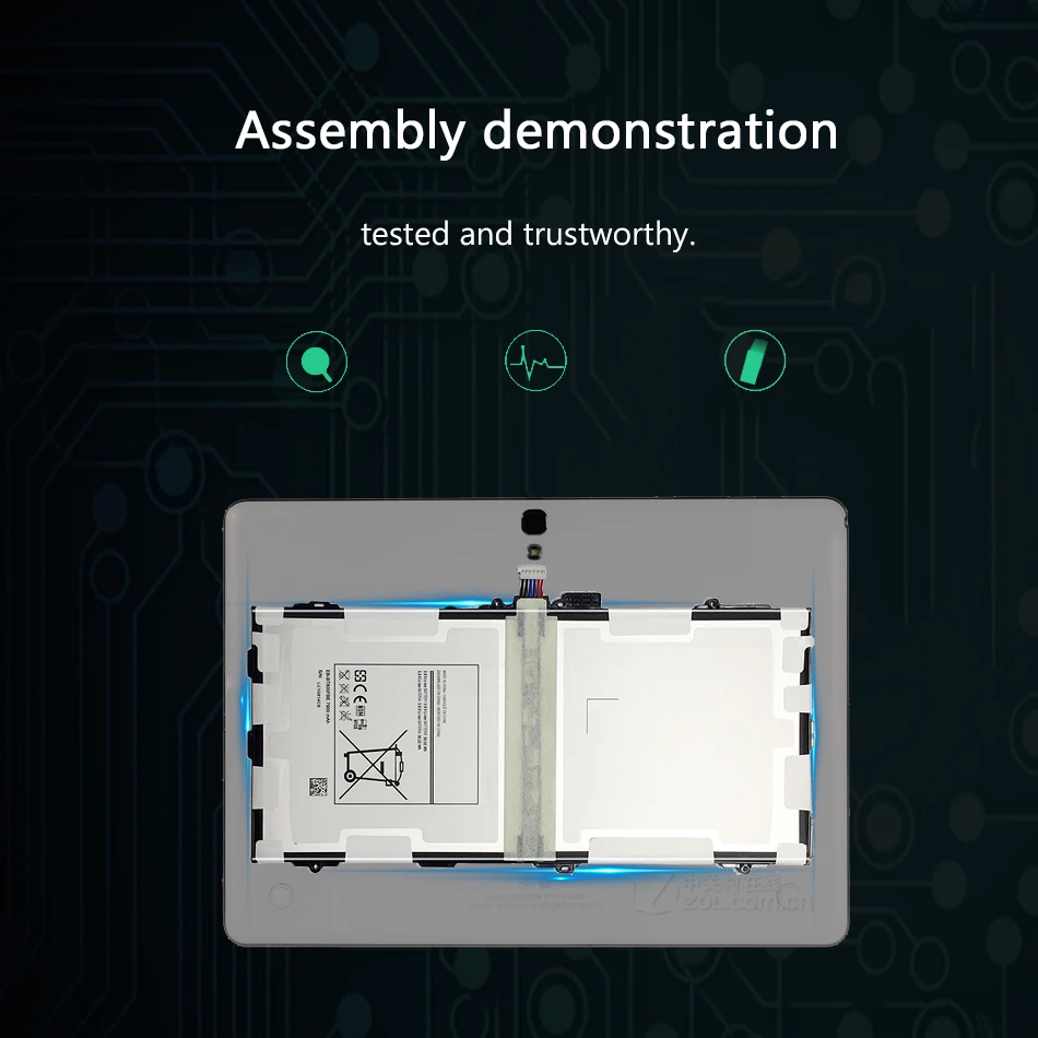 Сменный аккумулятор для ноутбука EB-BT800FBE 7900 мАч для Samsung Galaxy Tab S 10,5 T800 T801 T805