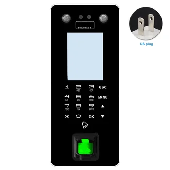 

Set Password Face Recognition Access Control Fingerprint Glass Door Dual Cameras Device Attendance USB FA50
