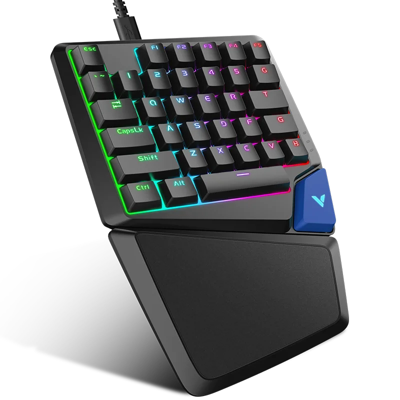 RAPOO V550RGB механическая клавиатура с подсветкой usb Настольный ПК геймер для игровой клавиатуры 35 клавиш для pubg для overwatch