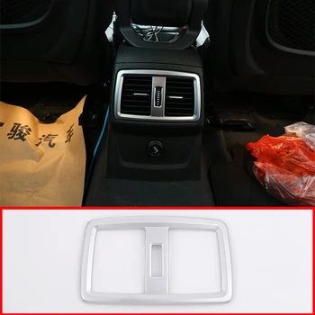 

Car Accessories ABS Matte Chrome ABS Chrome Rear AC Outlet Frame Cover Trim For BMW X1 F48 20i 25i 25le 2016-2019