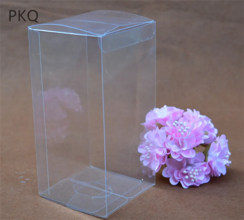 66 Sizes Long Style Clear PVC Packaging Box Party Jewelry Candy Chocolate Plastic Storage Box Dust Proof Display Protection Box