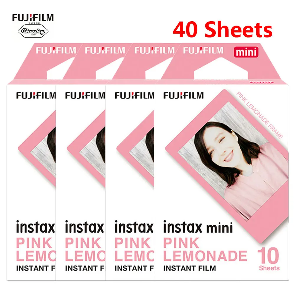 40 Sheets Мультфильм Fujifilm Instax Mini 9 10-100 Листы Fuji instant Фотобумага для ЖК-дисплея с подсветкой Fujifilm Instax Mini8/9/фотоаппаратов моментальной печати 7 s/25/90 Фотоаппарат моментальной печати фильм - Цвет: 40 Sheets