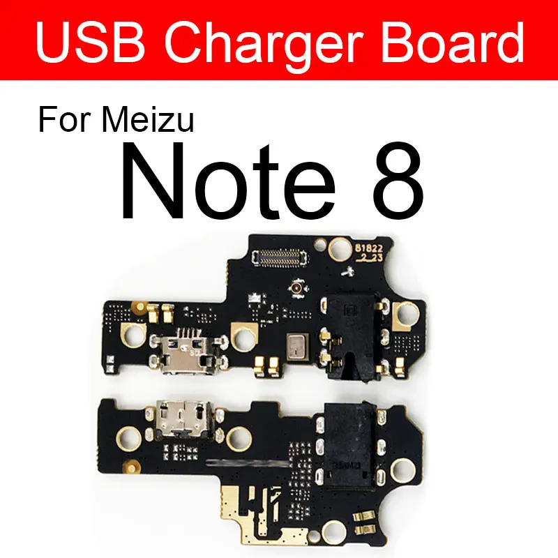 Зарядное устройство Usb Jack Prot Board Для Meizu Meilan Note 8 V8 X X8 Metal A5 M6T M9 M15 15 16 16X Plus Chargring Plug Dock Board - Цвет: Meizu Note 8