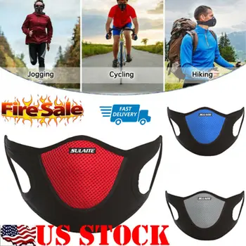 

Unisex Anti Fog Breathable Outdoor Face Mask Motorcycle Bicycle Ski Half Face Mask Anti Virus Dust Mouth Mask