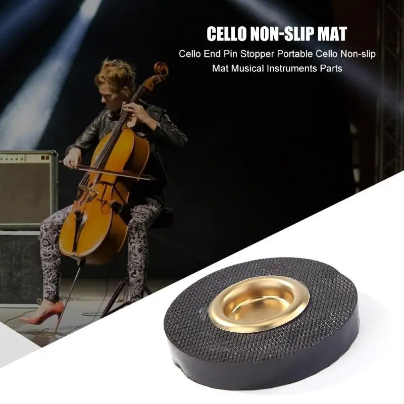 

Hot Sale Cello Non-slip Mat Multi-function Cello Non-slip Mat Nylon Cello End Pin Stopper Holder Musical Instruments Parts