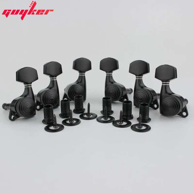 

Guitar Locking Tuners Lock String Tuning Key Pegs Machine Heads Replacement for ST TL SG LP Style Electric Guitars Black