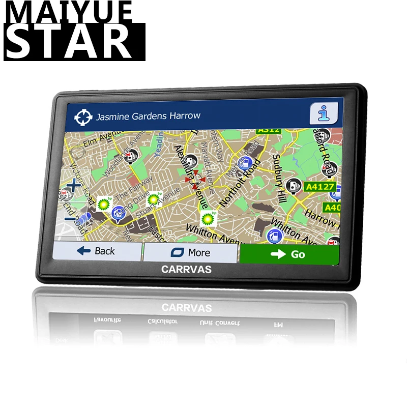 128M NO Bluetooth Maiyue star 7-inch capacitive screen car truck GPS navigation navigator 256M 8GB Bluetooth AV-IN FM New Europe Spain Russia map - Цвет: 128M NO Bluetooth