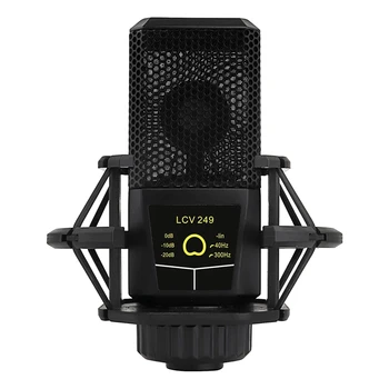

249 Square Microphone, Portable 640 Large Diaphragm Live Microphone Microphone Condenser Microphone