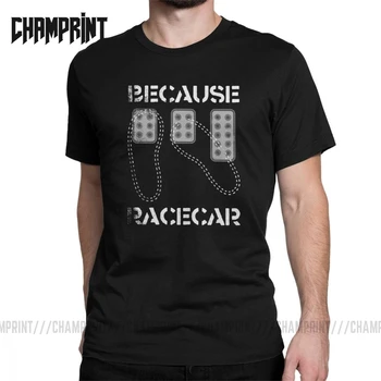 

Men Heel Toe Three Pedals Because Race T Shirt Car Fix Engineer Cotton Clothes Amazing Short Sleeve Tee Shirt Classic T-Shirts