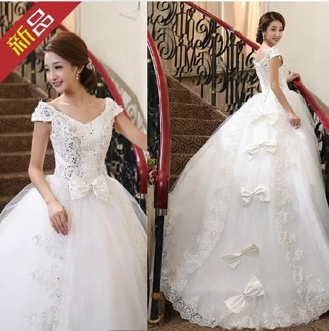 

free shipping theme cute bandage 2014 new slit beading elegant sweet lace up accessories bandage princess crystal wedding dress