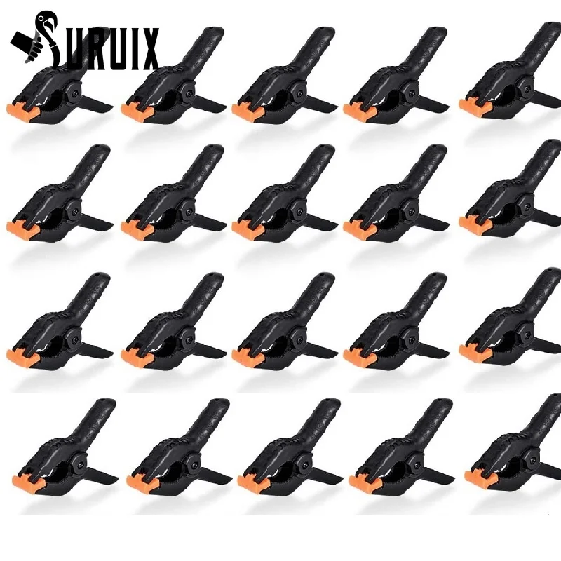 20Pack Spring Clamps 2-9inch Clips Clamps Heavy Duty Spring Clips for Crafts Backdrop Stand Woodworking Photography Studios