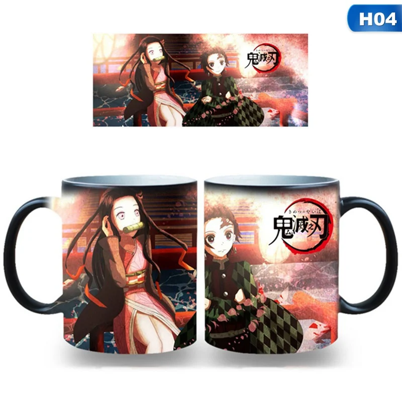 Аниме Demon Slayer: Kimetsu No Yaiba креативная чайная керамическая молочная кружка мультфильм аниме кофейная кружка чашки подарок для ваших друзей