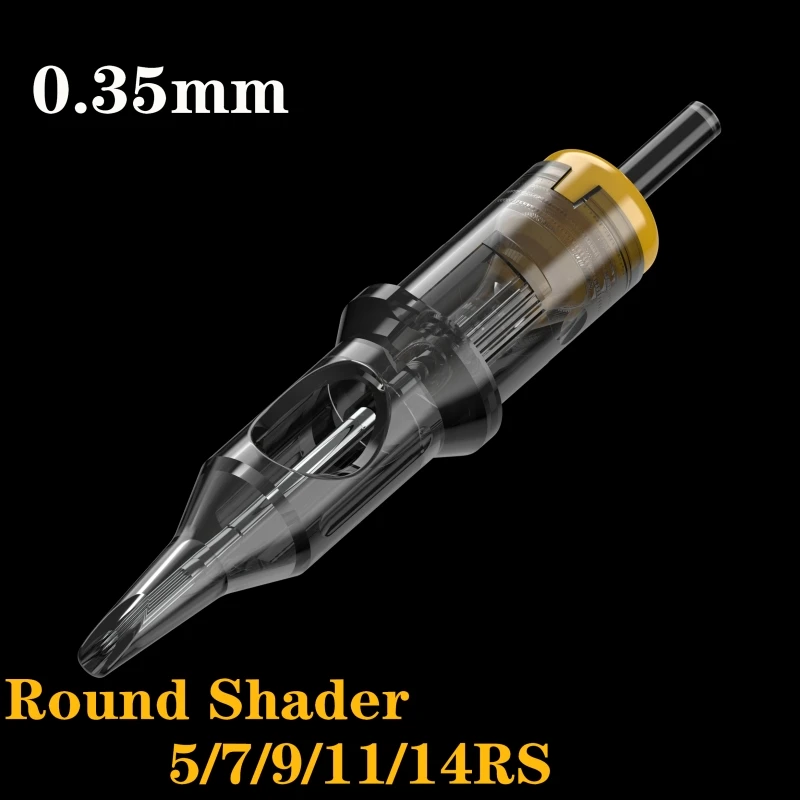 Новый Стандартный круглых иглы татуировки Shader 0.35mm 5RS 7RS 9RS 11RS 14RS для 20 шт./кор.