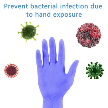 

100pcs disposable gloves latex rubber cleaning food gloves universal home garden cleaning gloves home household cleaning tools