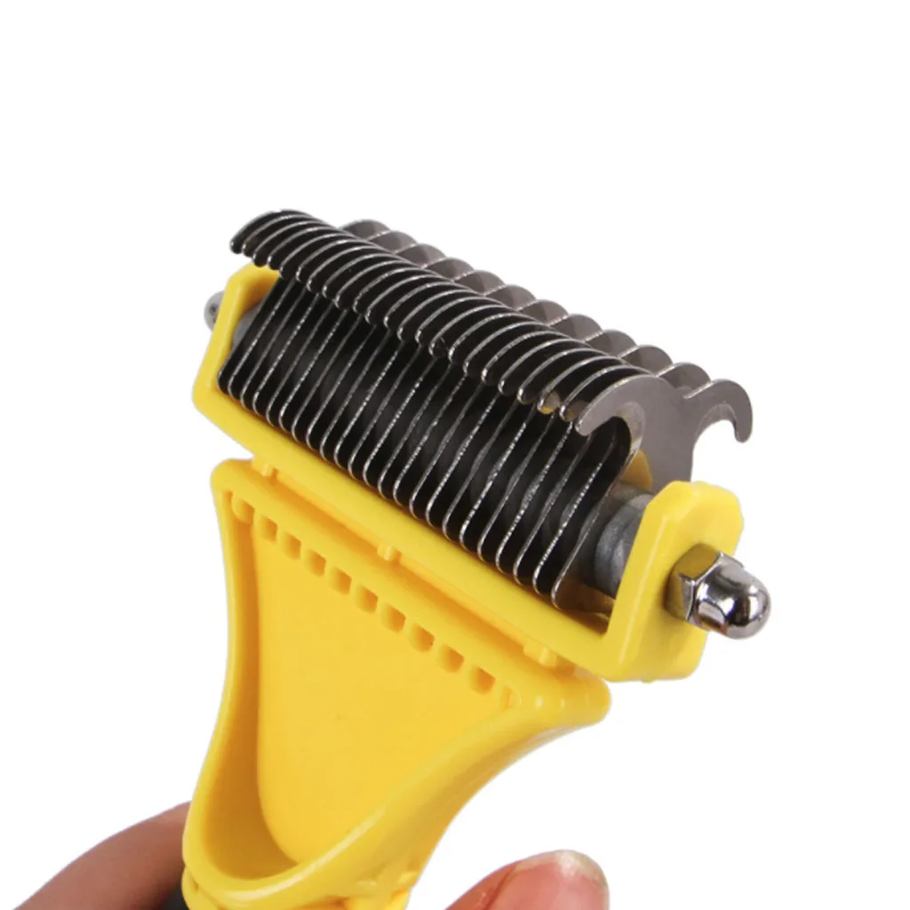 Pet Dog Deshedding Removal Hair Comb For Cat Grooming Brush Tool Hair Clipper Stainless Dog Cat 3