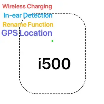 

New I500 TWS 2 Generations Replica1:1 Bluetooth Earphone Separate Use QI Wireless Earphone 5D Super Bass PK i9000 i200 tws