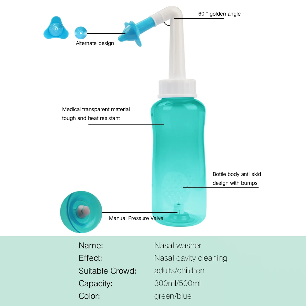 Средство для мытья носа для взрослых и детей, защита для носа из ...