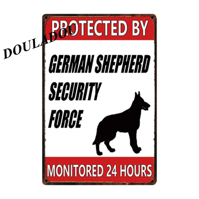 [Douladou] табличка для собак в виде животных для бара Pet Shop винтажная жестяная вывеска собака на каждый день лучше с Хаски домашний декор 30*20 см