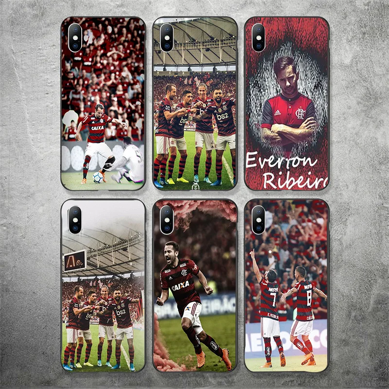 Чехол для iphone XR 11 Pro XS Max X 5 5S силиконовый матовый чехол DIY Фламенго RJ FC 7 8 6 S Plus 7Plus