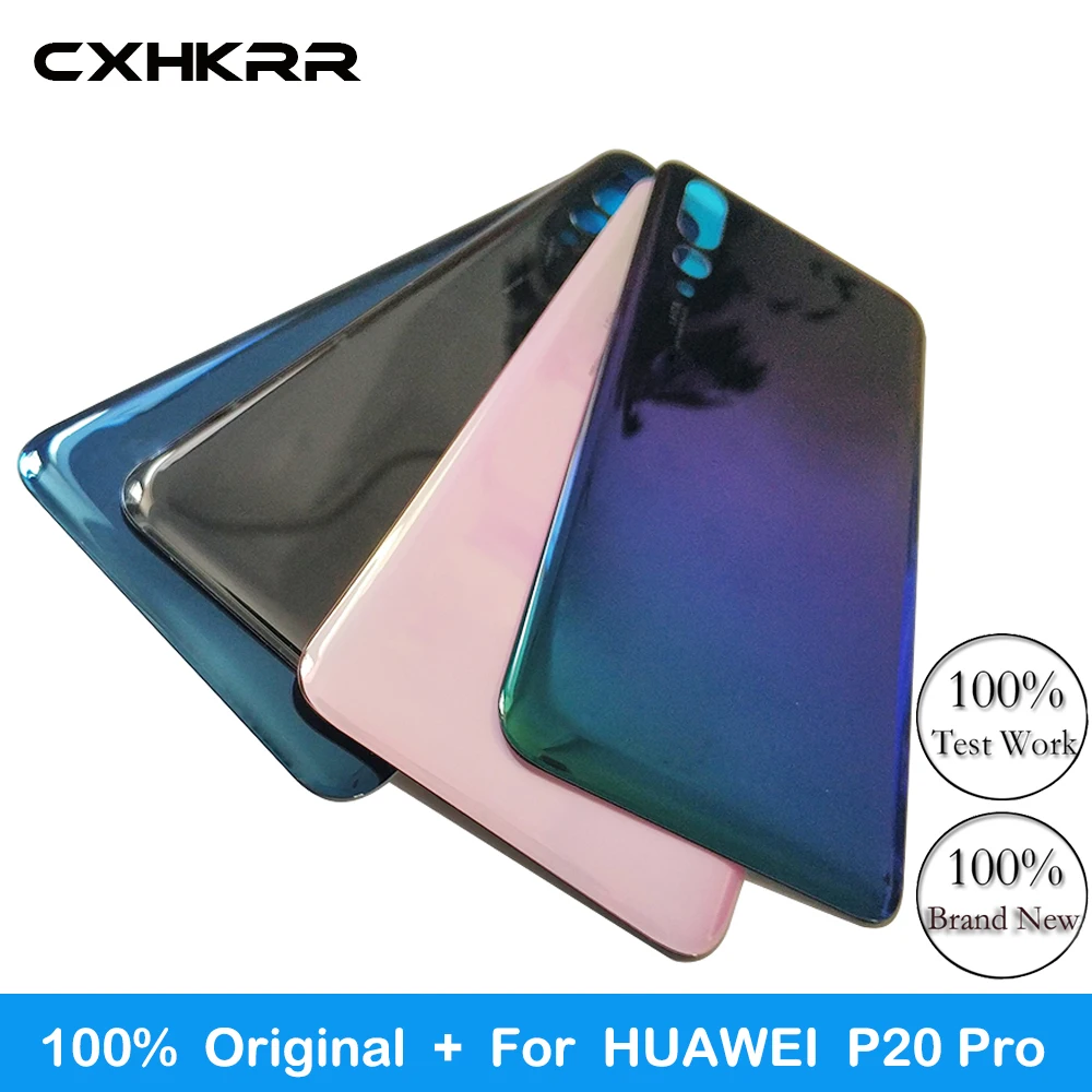 Новинка 100% года + чехол для задней крышки аккумулятора HUAWEI P20 Pro 3D стеклянный