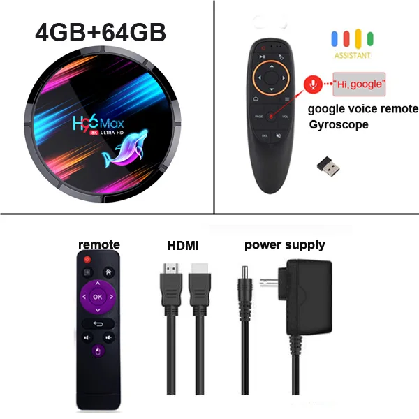 H96 MAX X3 Android 9,0 ТВ приставка Amlogic S905X3 4 ГБ 32 ГБ 64 Гб 128 ГБ четырехъядерный 2,4G 5G двойной Wifi Bluetooth H.265 HD 8K телеприставка - Цвет: 4GB 64GB G10S
