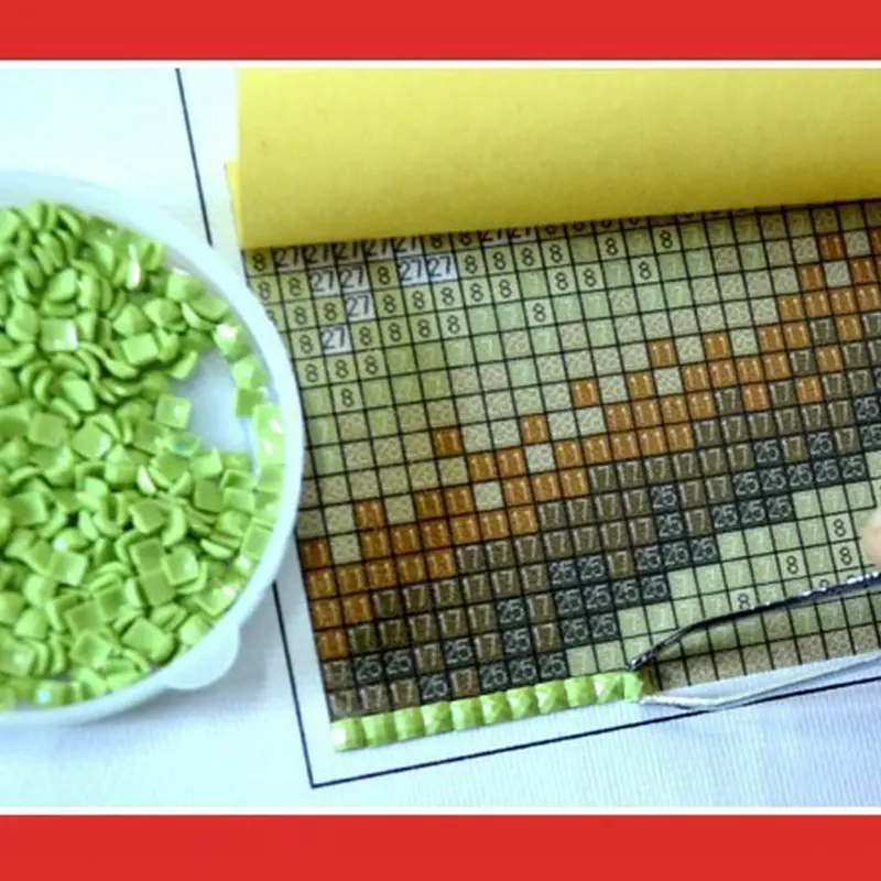 Full SquareRound Drill 5D DIY Diamond Cross-stitch Painting Baby tiger Embroidery Cross Stitch 3D Home decorative murals K0192