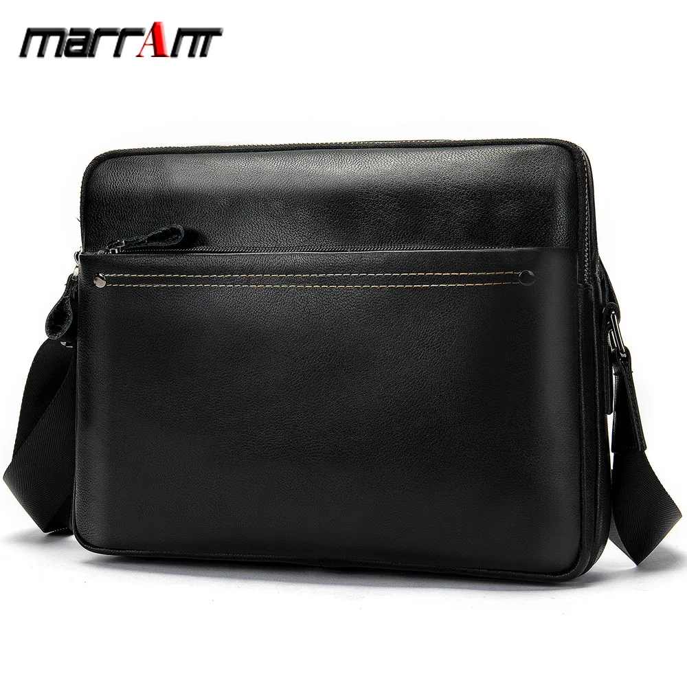 

Ma Lun Special Men Head Layer Cowhide Single Shoulder Business Leisure Soft Leather Cross Section Oblique Satchel Male Bag