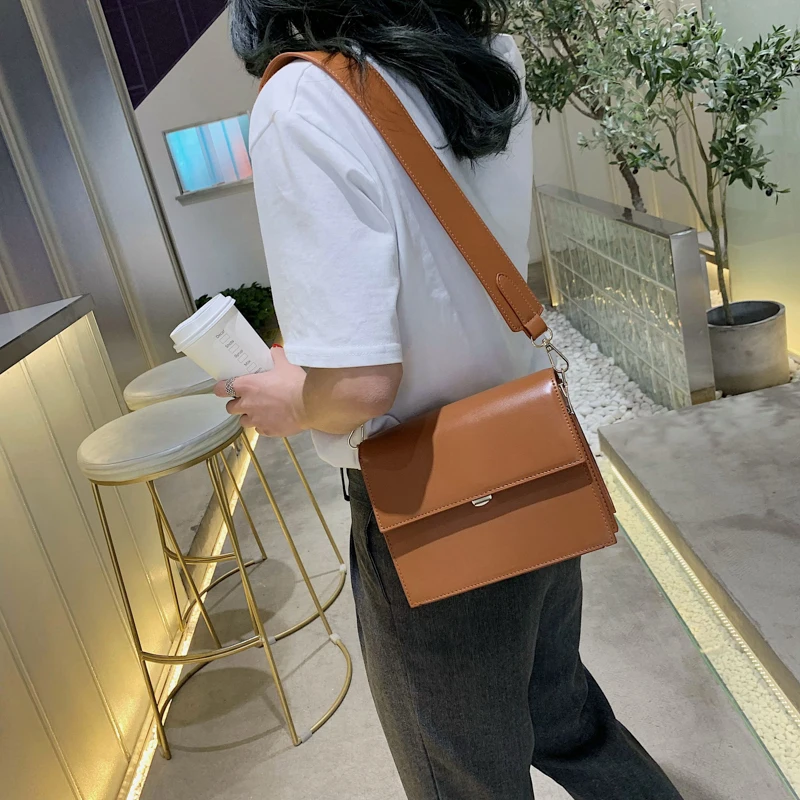 Модные новые сумки через плечо для женщин однотонные сумки Bolso Mujer Лоскутные сумки-мессенджеры Torebki Damskie