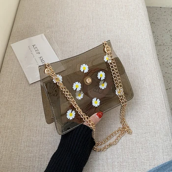 

The new 2020 Chic Korean version of the French Little Maiden's Bag is an Insta-style summer chain bag with transparent cross-bod