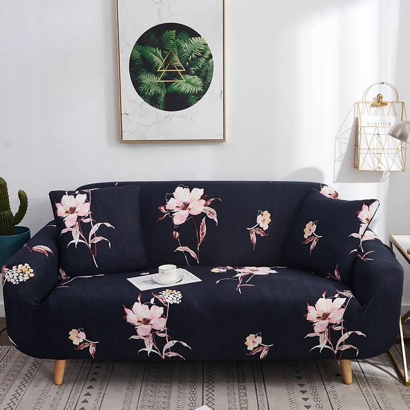 Цветные Мультяшные чехлы для диванов, секционные эластичные Чехлы для гостиной, чехлы для диванов, кресло для одного/двух/трех/четырех сидений