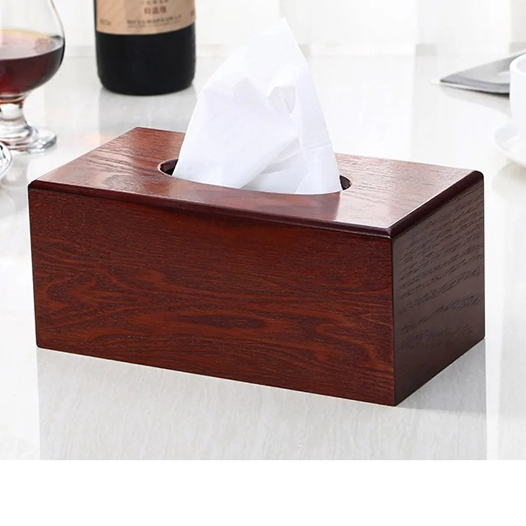 Бумажный чехол для салфеток Kleenex, коробки для туалетной бумаги, салфетки для ванной комнаты и автомобиля, держатель для салфеток, Коробка для полотенец из натурального дерева, Коробка для полотенец