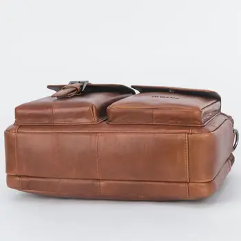 

Men's Vintage Leather Briefcase Business Cases Shoulder Messenger Crossbody Bag Handbag X7XC