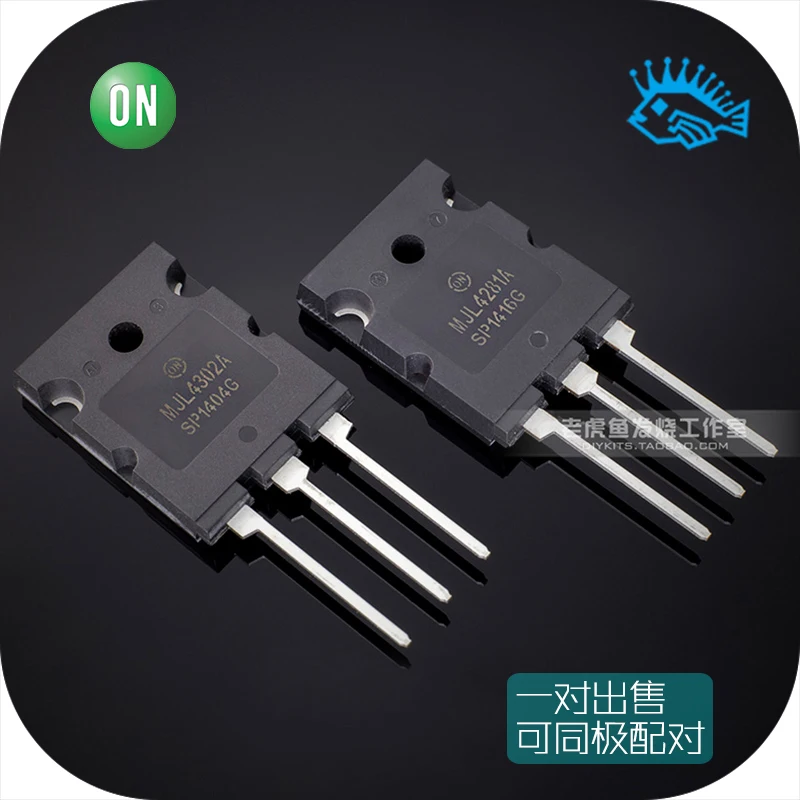 5 pair ON Anson MJL4302A MJL4281A high power post-stage amplifier audio tube brand new original | Электроника