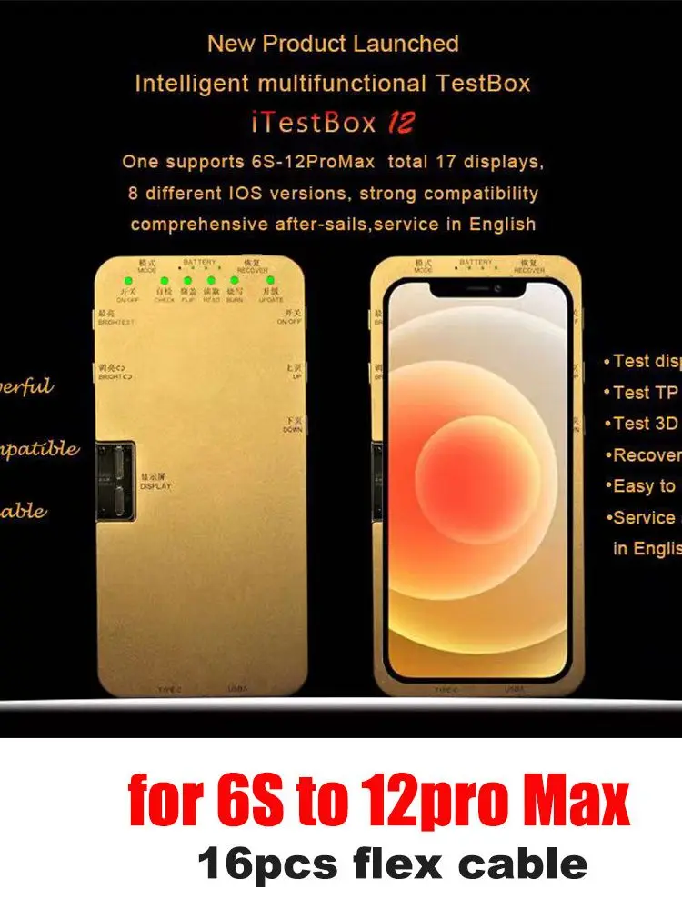 Programador do Verificador da Tela do Lcd para o Iphone Tela do Promax o Reparo do Sensor da Luz do Toque do Tom Tudo em 1 Tom Verdadeiro 3d dl S200 6s- 11 do 1 verificador da tela do lcd para o