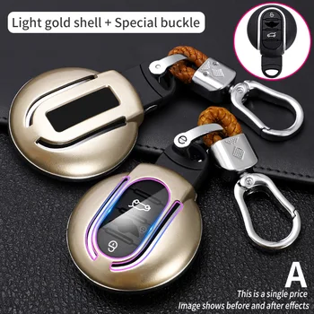 Carbon Fiber Car Smart Key Cover Case Fob Mini Cooper R55 Clubman Countryman F56 F55 F54 2018 2021 CarProtect Shell Accessories - Carbon Fiber Car Smart Key Cover Case Fob Mini Cooper R55 Clubman Countryman F56 F55