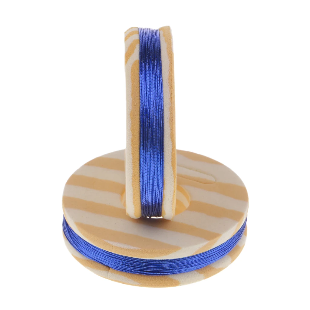 2pcs Fishing Rod Building Braid Line Fishing Rod Guide Ring Wrapping Line 