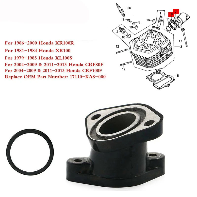 Air Intake & Fuel Delivery Motorcycle Parts Carburetor Intake Manifold