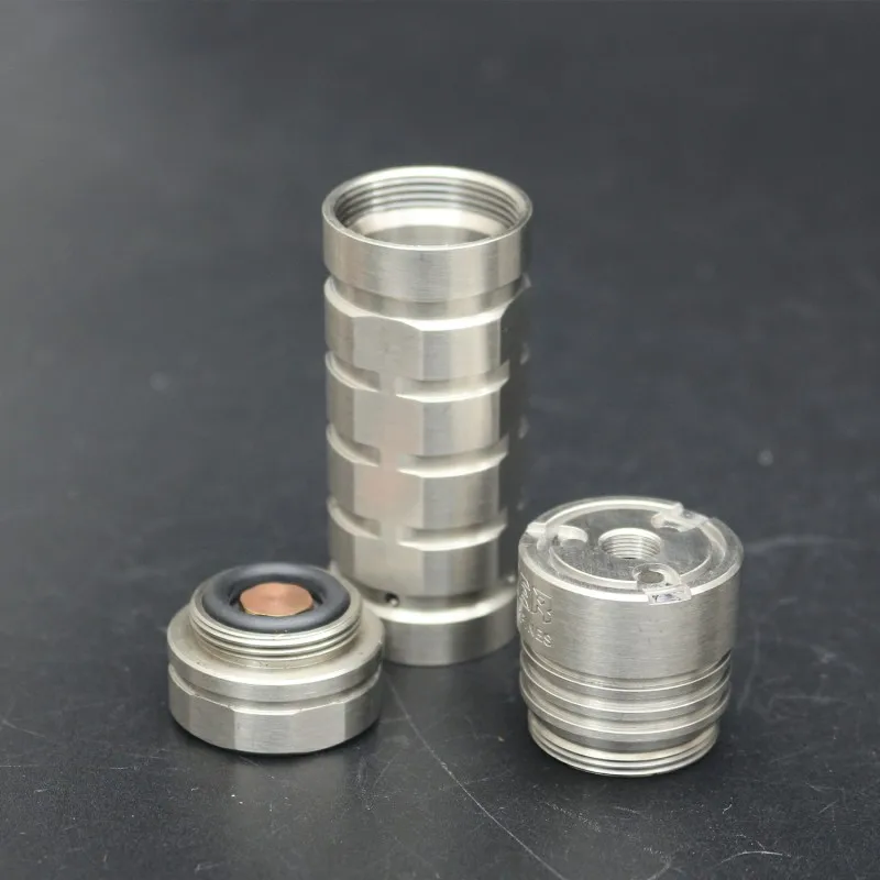 Высокое качество PANZER Vape Комплект 18650 механический мод с Panzer RDA атомайзером один двойной катушкой поток воздуха регулируемый